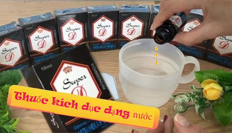 Pha thuốc kích dục nữ Super D vào đồ uống